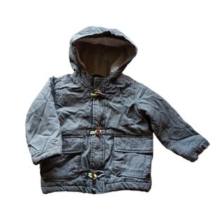 Boy Winter Gray Coat 2T in Great Shape